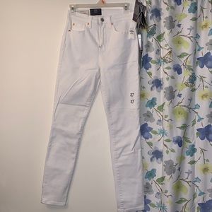 𝅺GAP True Skinny High Rise Stretch Size 27/4R White Jeans / Denim
